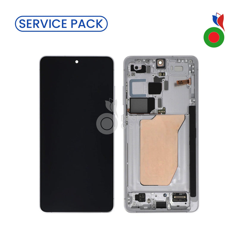 Ecran Complet S26 Ultra 5G avec Chassis (S948B) - Assembled | BLANC - SERVICE PACK | SAMSUNG