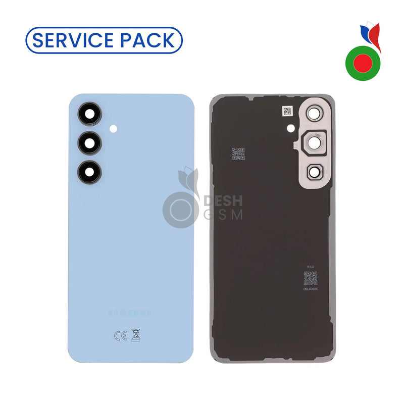 Vitre Arriere S24 FE 5G (S721B) | BLEU - SERVICE PACK | SAMSUNG