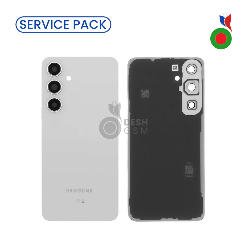 Vitre Arriere S24 FE 5G (S721B) | ARGENT - SERVICE PACK | SAMSUNG