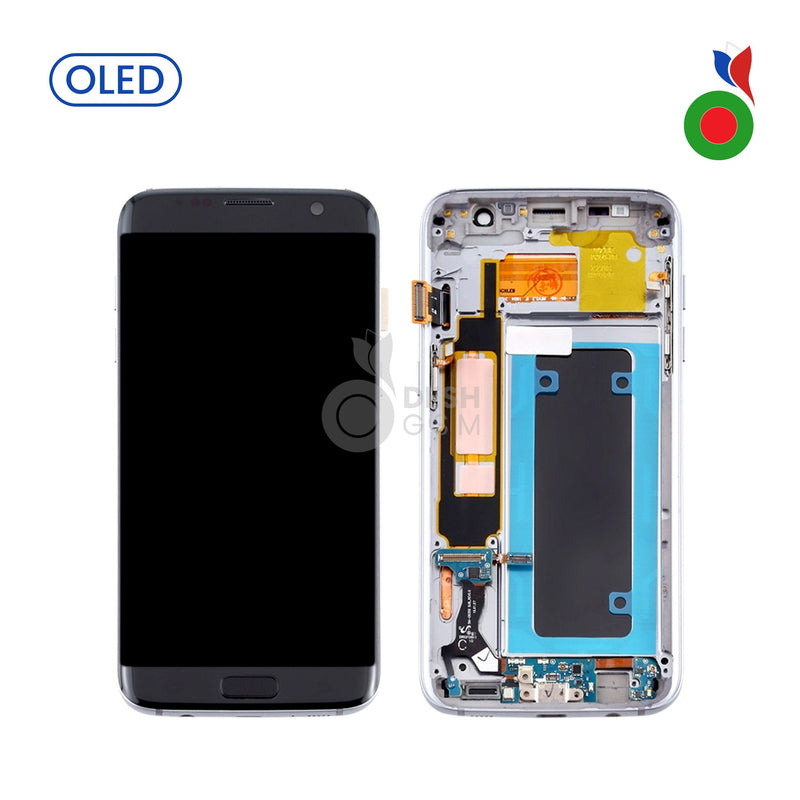 Ecran Complet LCD S7 Edge 4G avec Chassis (G935F) | NOIR - OLED | SAMSUNG