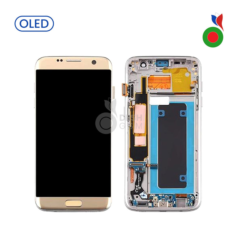 Ecran Complet LCD S7 Edge 4G avec Chassis (G935F) | OR - OLED | SAMSUNG