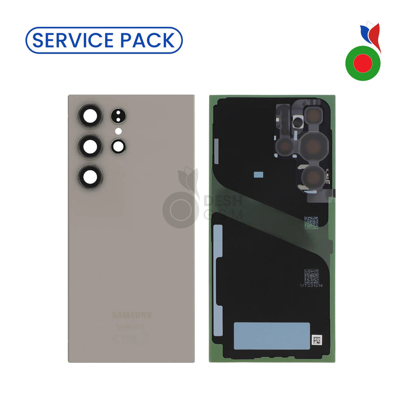 Vitre Arriere S24 Ultra 5G (S928) | GRIS - SERVICE PACK | SAMSUNG