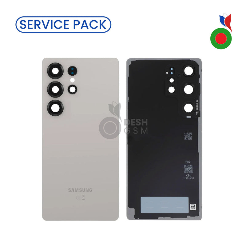 Vitre Arriere S25 Ultra 5G (S938B) | GRIS TITANE - SERVICE PACK | SAMSUNG