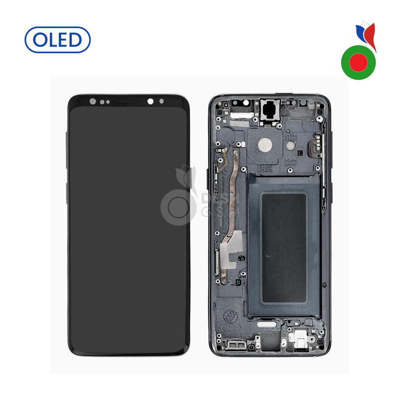 Ecran Complet LCD S9 4G (G960F) avec Chassis | NOIR - OLED | SAMSUNG