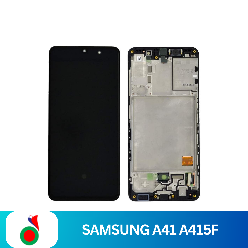 ECRAN LCD SAMSUNG A41 A415F AVEC CHASSIS  (INCELL)