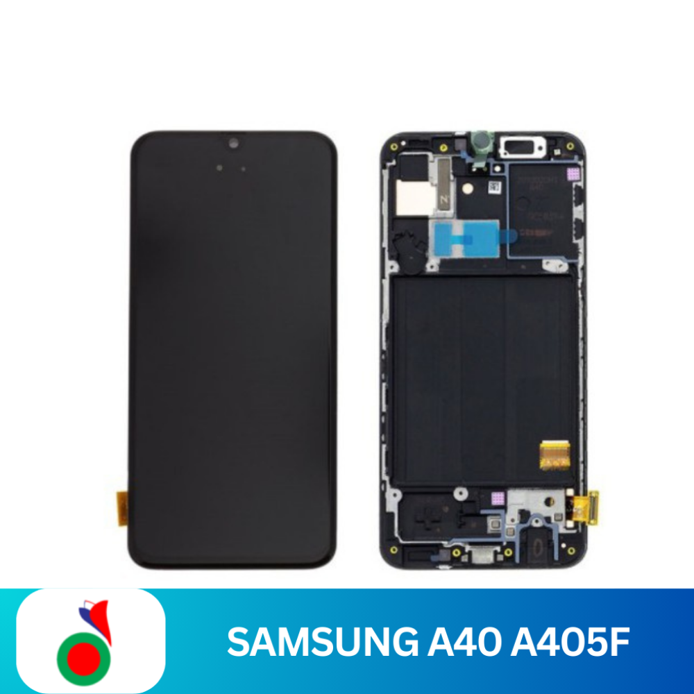 ECRAN LCD SAMSUNG A40 A405F AVEC CHASSIS (INCELL)