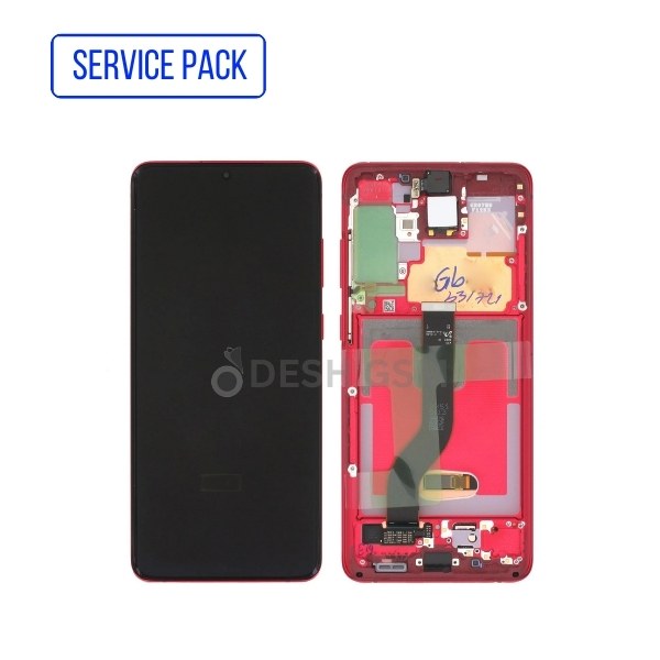 SAMSUNG S20 PLUS G985F G986F SERVICE PACK AVEC CHASSIS  - *RED*