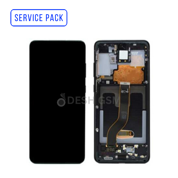 ECRAN SAMSUNG S20 PLUS G986B G985F SERVICE PACK|AVEC CHASSIS - NOIR | (Assembled)