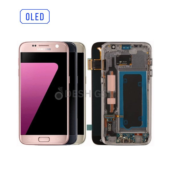 ECRAN SAMSUNG S7 G930F AVEC CHASSIS (RELIFE)