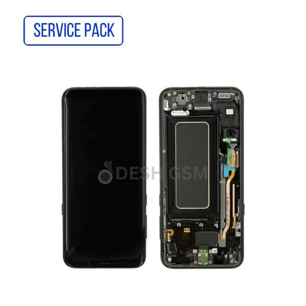 SAMSUNG S8 G950F SERVICE PACK AVEC CHASSIS *NOIR*