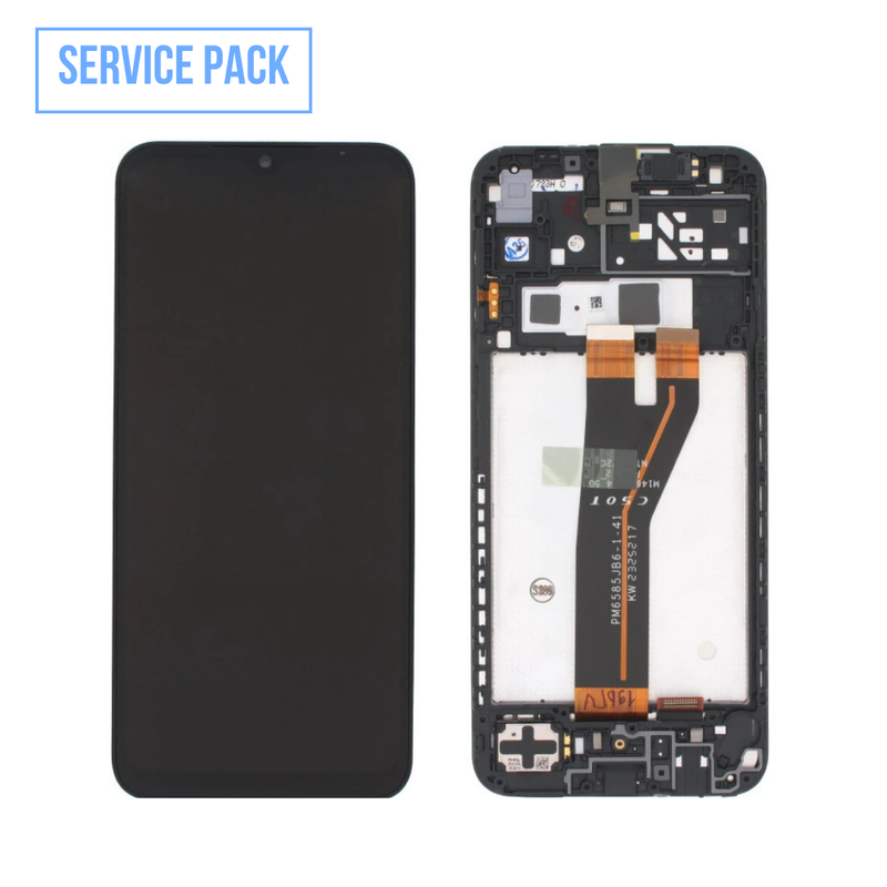 GH81-23541A ECRAN SAMSUNG A145F 4G A14 2023 SERVICE  PACK | AVEC CHASSIS | NOIR