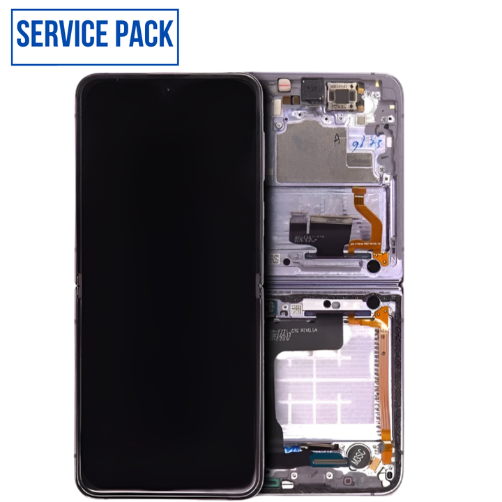 ECRAN COMPLET INTERIEUR GALAXY Z FLIP 4 5G F721B/N F721 | SERVICE PACK | LAVANDE/VIOLET | SAMSUNG
