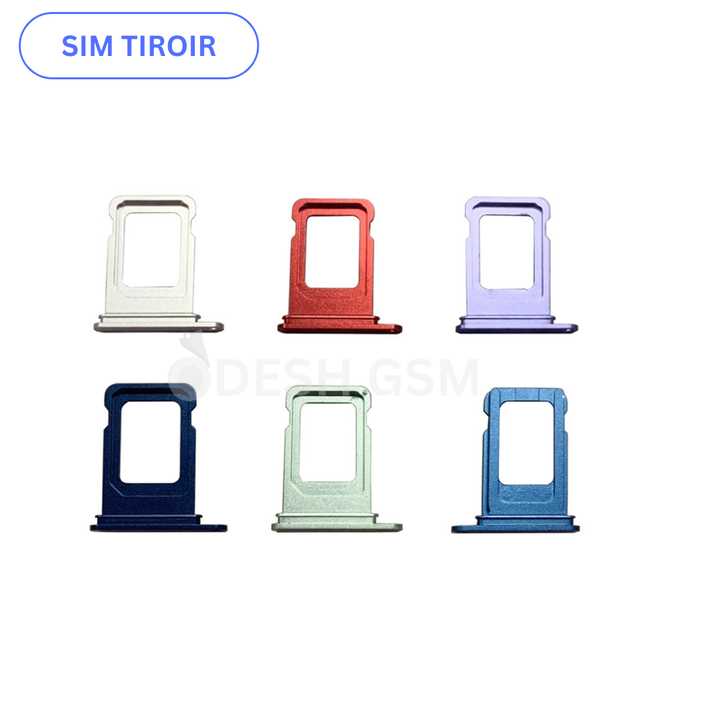 SIM TIROIR IPHONE 12 MINI - NOIR