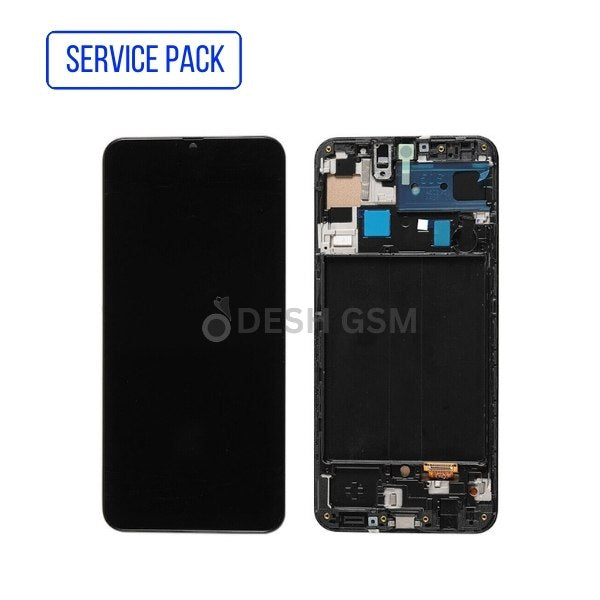 Samsung A50S A507F LCD Service Pack - Avec Chassis NOIR