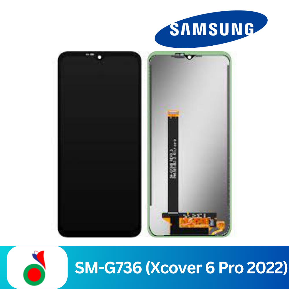 SAMSUNG SM-G736 (Xcover 6 Pro 2022) COMPLETE LCD - BLACK