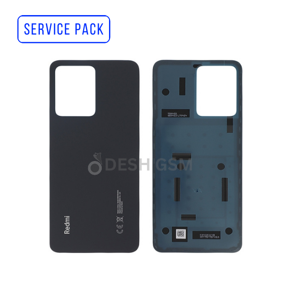 Vitre Arriere Graphite Redmi Note 12 4G SERVICE PACK NOIR