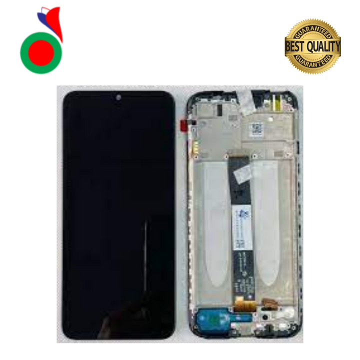 ECRAN LCD XIAOMI REDMI 9A REDMI 9C AVEC CHASSIS(SERVICE PACK)