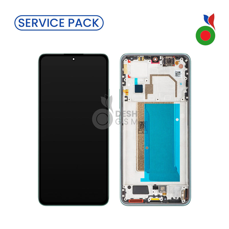Ecran Complet LCD Redmi 13T | 13T Pro avec Chassis - SERVICE PACK | XIAOMI BLEU