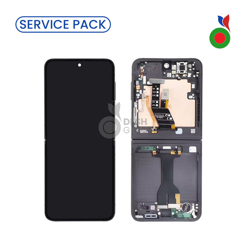 ECRAN COMPLET INTERIEUR Galaxy Z Flip 6 (F741B) | SERVICE PACK | GRIS | SAMSUNG