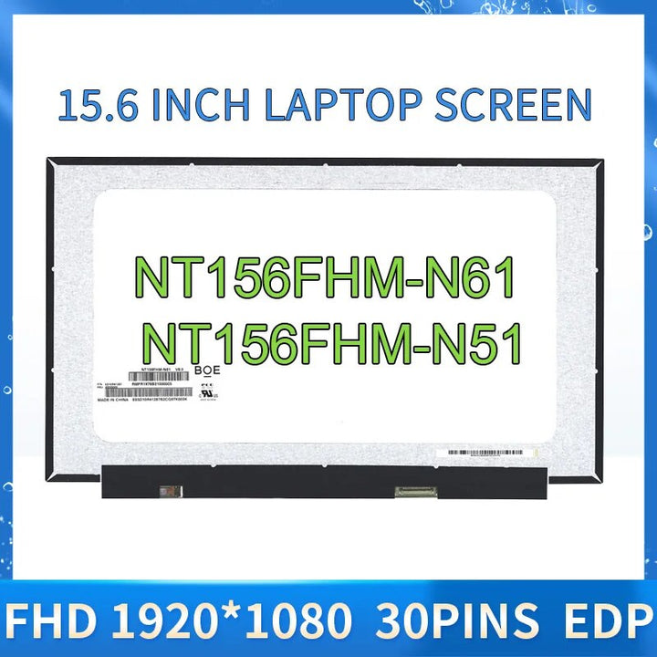 PC PORTABLE ECRAN 15.6" SLIM FHD 40 PIN DROITE