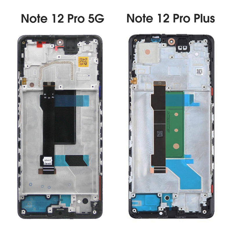 ECRAN COMPLET XIAOMI REDMI NOTE 12 PRO PLUS 5G AVEC CHASSIS (ORIGINAL)
