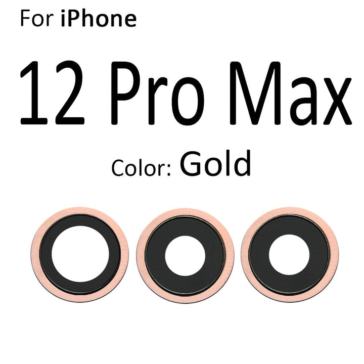 Lentille Caméra Arrière Avec Contour Pour iPhone 12 Pro max