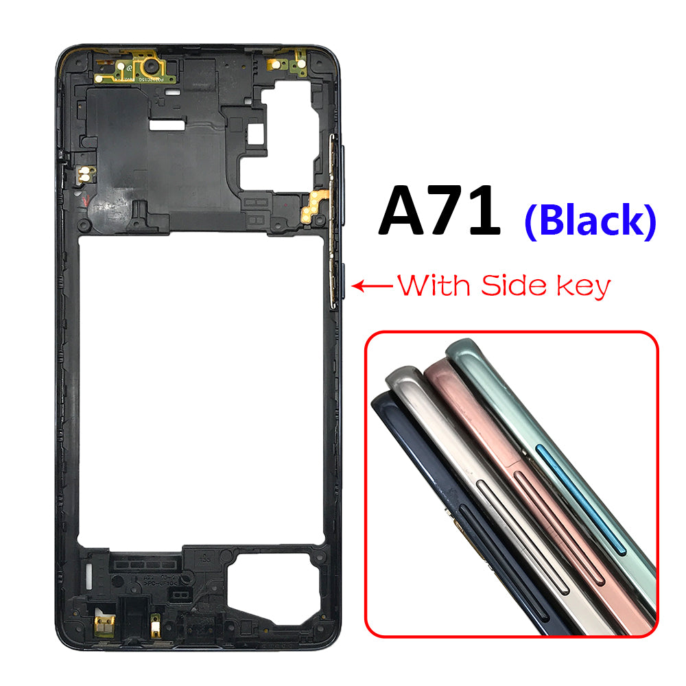 Middle Frame Housing Case For Samsung A71 4G A715F