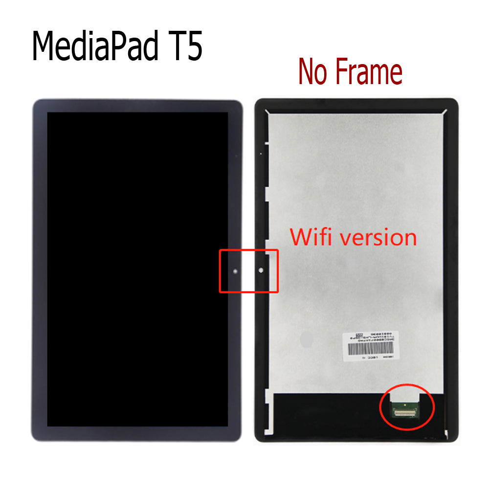 Ecran LCD  HUAWEI TAB T5 10" (AGS2 L09) (AGS2 W09) MEDIAPAD T5 10" WIFI NOIR/ BLANC
