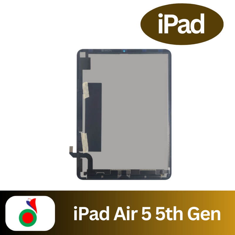 Ecran Complet LCD iPad Air 4/5 10.9 - Cellular (A2072, A2316, A2324, A2325, A2588, A2589, A2591) | (NOIR) - OEM/FOG | APPLE