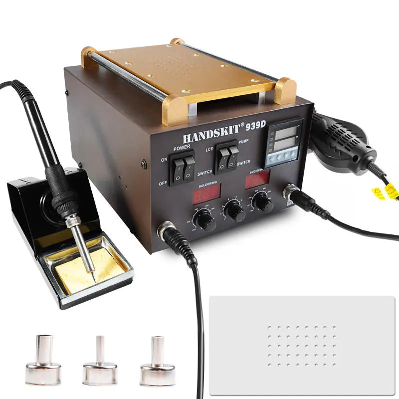 YAOGONG 939D SAMD 3 in 1 Soldering Station Hot Air Rework Station & LCD separator for Telephone Display Separator  Top Quality