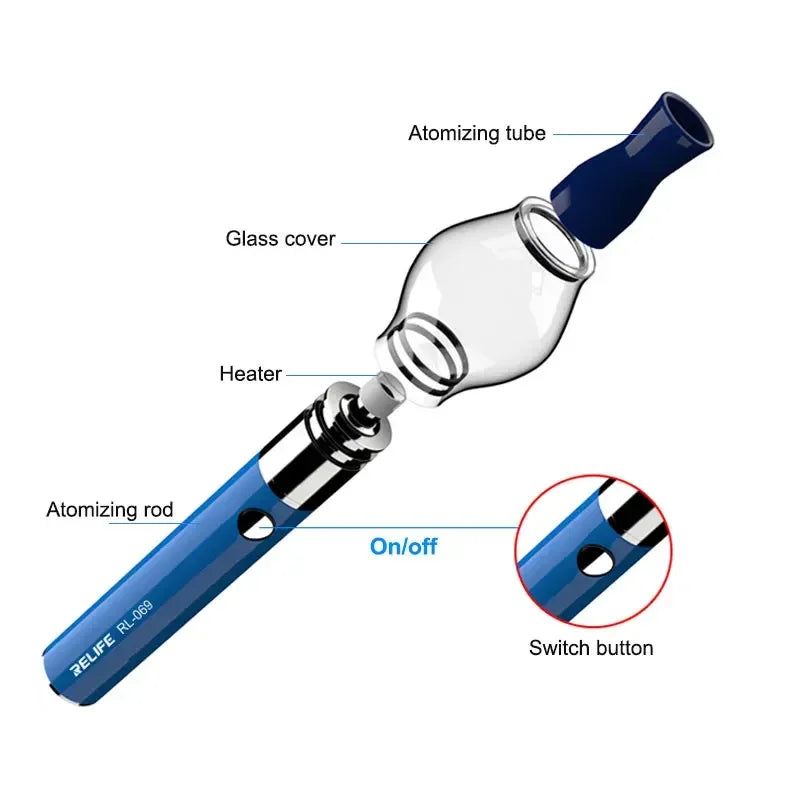 RELIFE RL-069 colophane Atomiseur étecteur de court-circuit téléphone portable ordinateur carte mère réparation