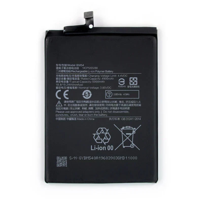 Batterie pour Redmi Note 9T | BM54