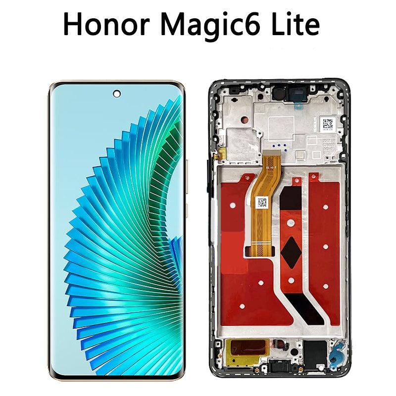 ECRAN COMPLET HUAWEI HONOR MAGIC 6 LITE 5G | AVEC CHASSIS - NOIR