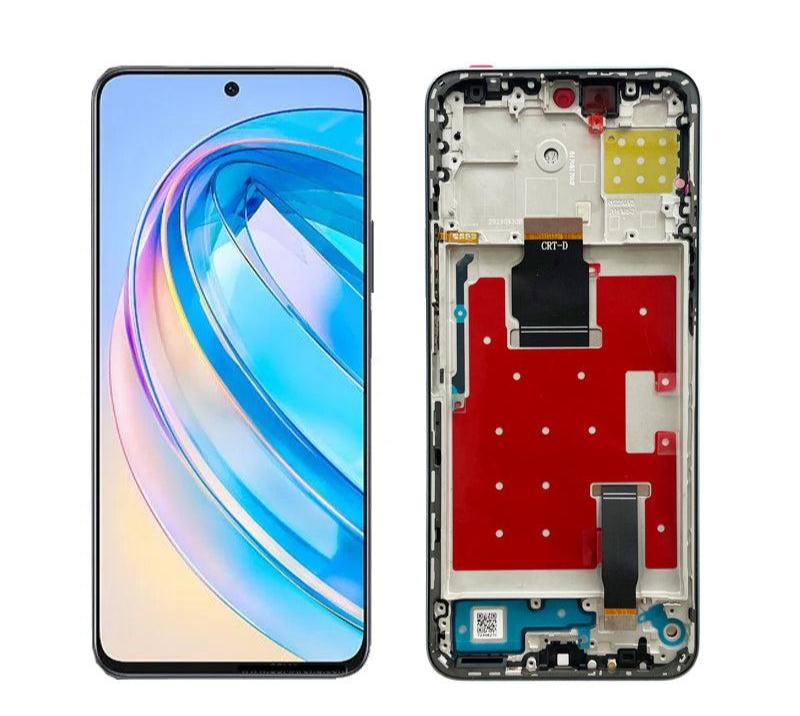 ECRAN COMPLET HUAWEI HONOR 90 SMART| HONOR X7B 4G/5G 2023  AVEC CHASSIS (ORIGINAL) NOIR