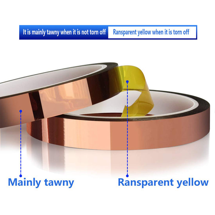 Adhesive High Heat Rating YELLOW Tape