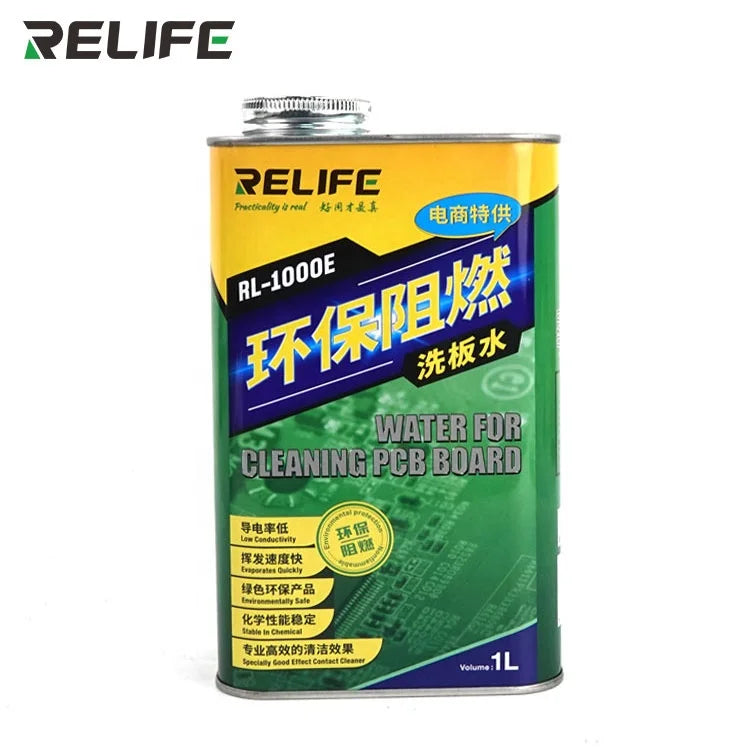 RELIFE RL-1000E : Solution de nettoyage pour PCB à base d'eau, écologique et ignifuge