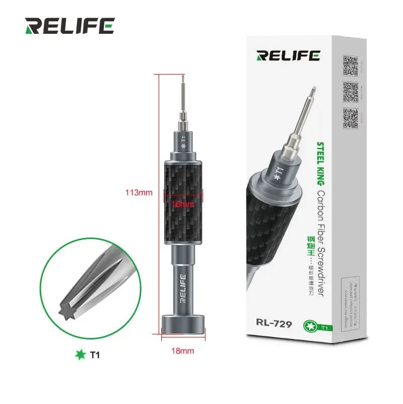 RELIFE Tournevis en fibre de carbone RL-730 T1 Classic