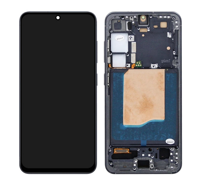 Ecran Complet SAMSUNG S25 5G avec Chassis (S931B) | NOIR ABSOLU | OLED