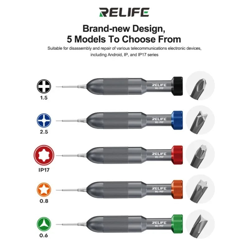 RELIFE RL-717A   pour iPhone 17 Tournevis (SET)