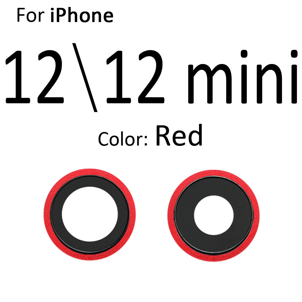 Lentille Caméra Arrière Avec Contour Pour iPhone 12 | iPhone 12 mini
