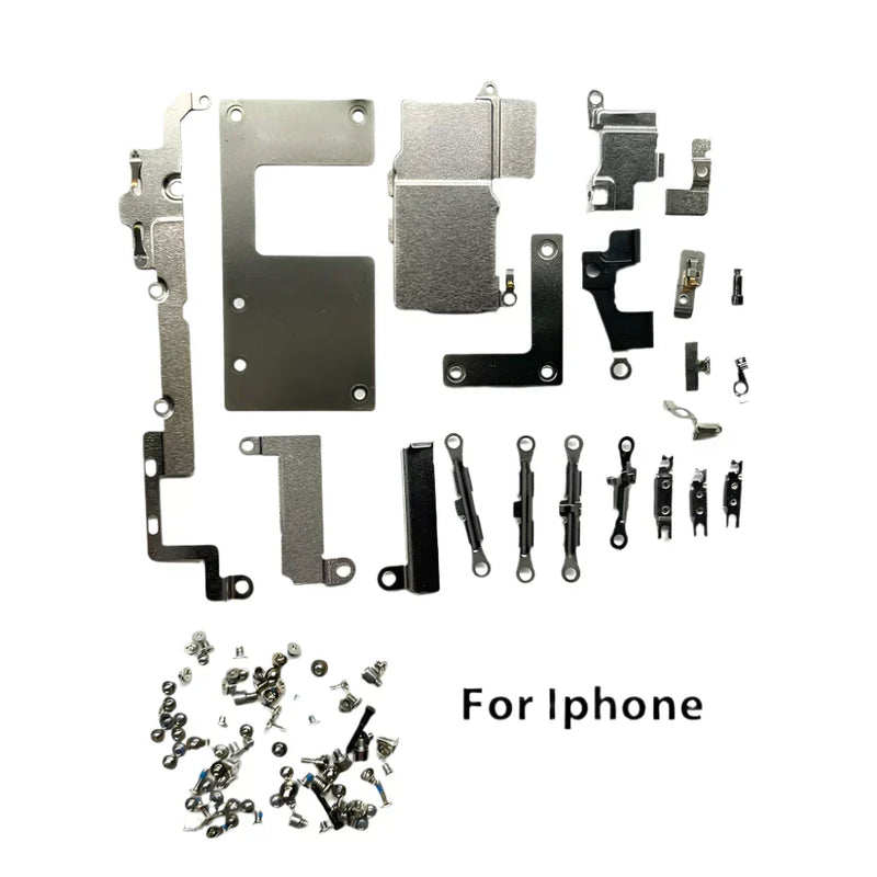 Jeu de vis interne et Plaquede Protection metal complet iPhone X