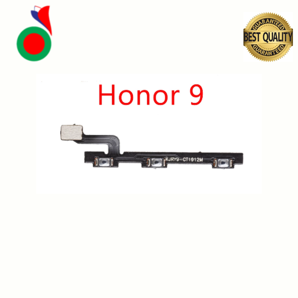 Power On Off Volume Up Down Button Mute key Switch Flex Cable Ribbon Power and Volume Nappe For Huawei Honor 9