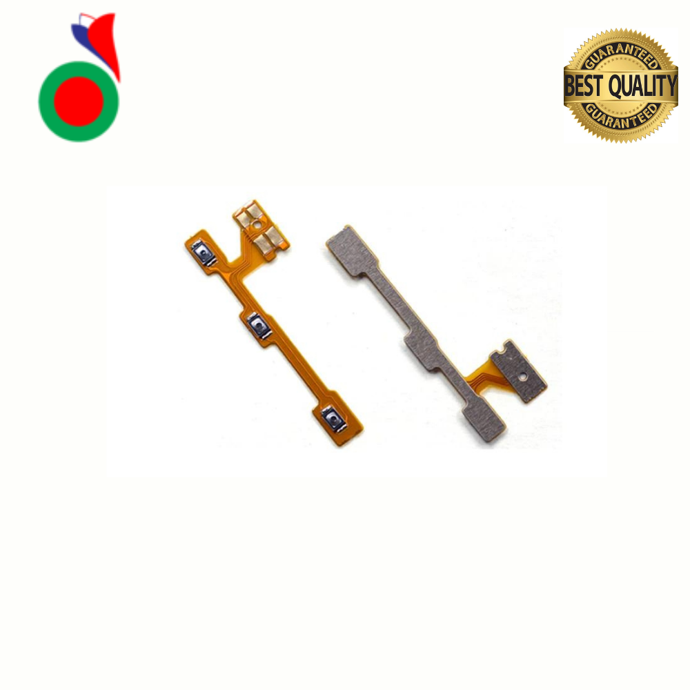 Power On Off Volume Up Down Button Mute key Switch Flex Cable Ribbon Power and Volume Nappe For Huawei P20 Lite