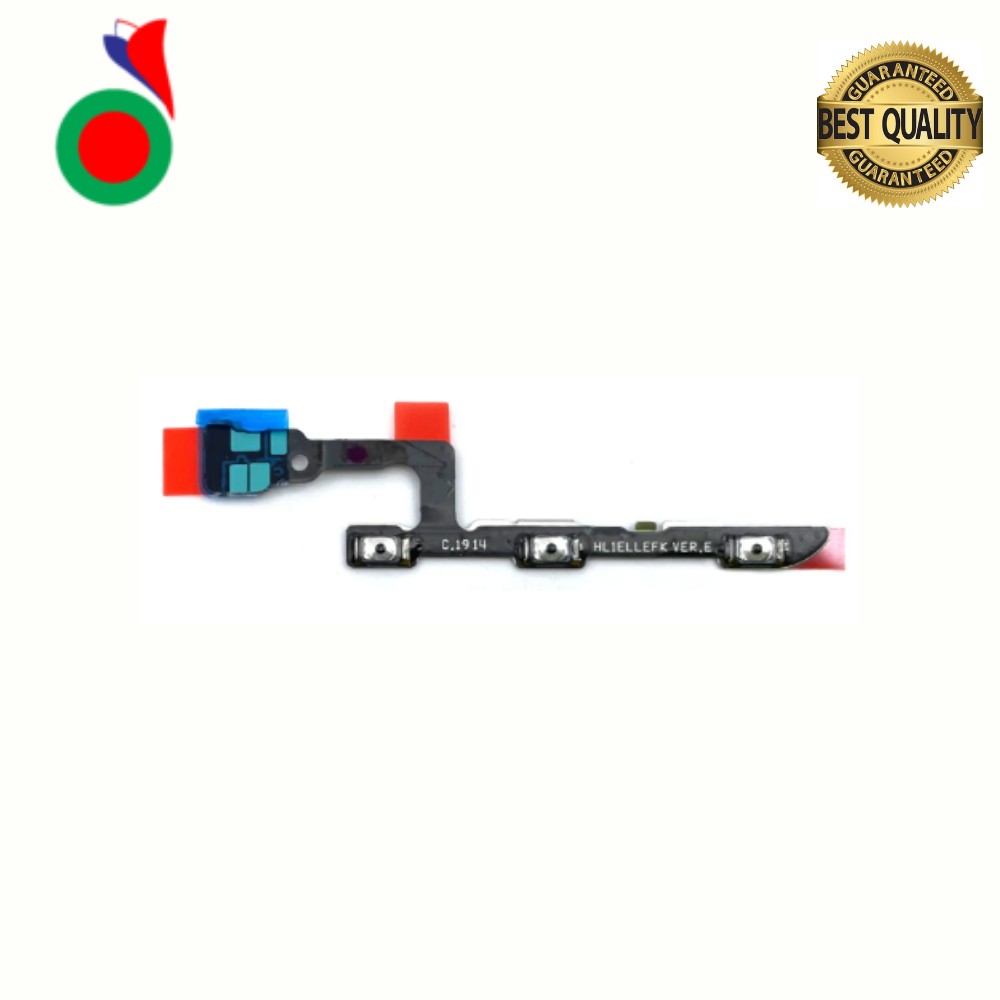 Power On Off Volume Up Down Button Mute key Switch Flex Cable Ribbon Power and Volume Nappe For Huawei P30