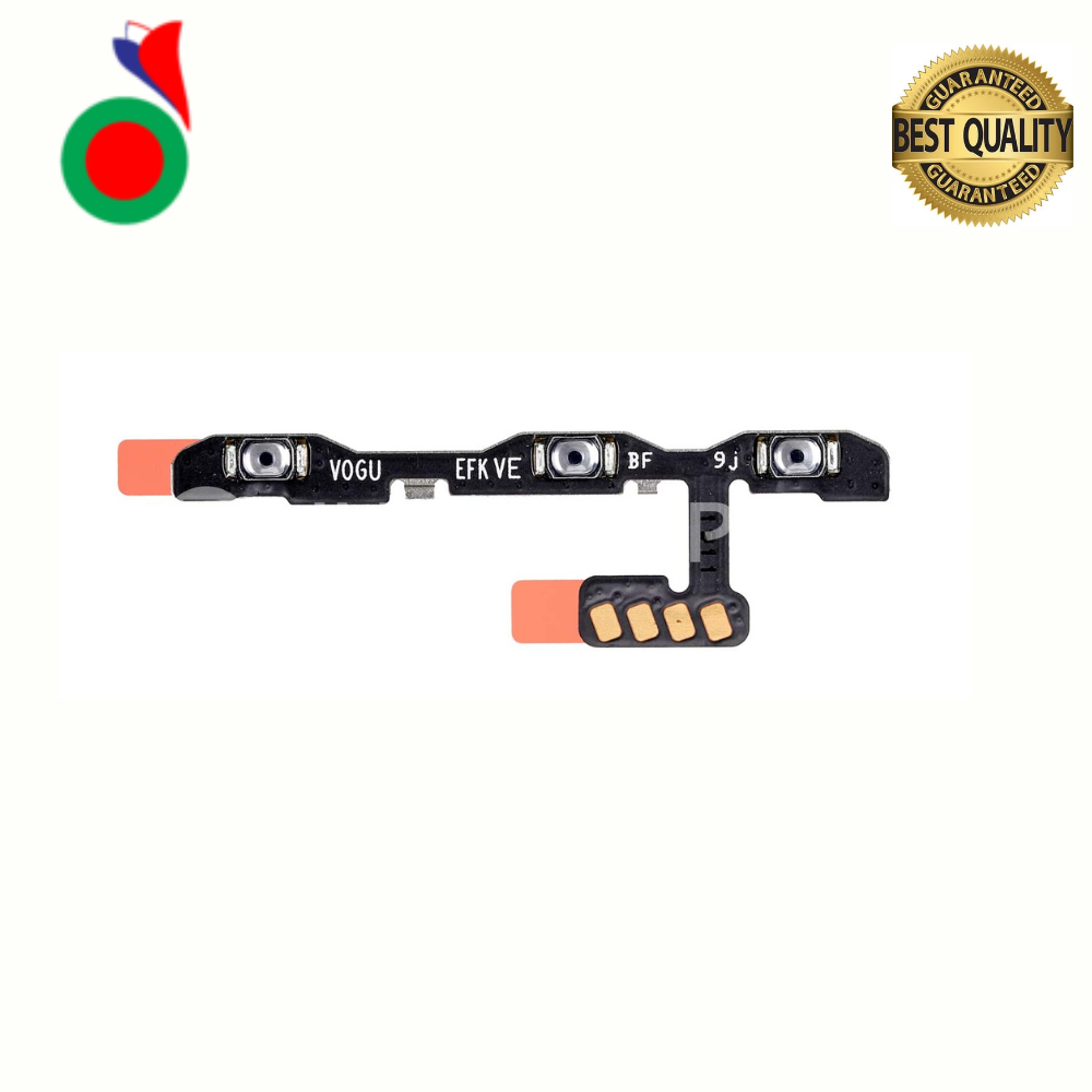 Power On Off Volume Up Down Button Mute key Switch Flex Cable Ribbon Power and Volume Nappe For Huawei P30 Pro