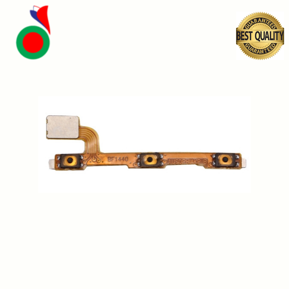 Power On Off Volume Up Down Button Mute key Switch Flex Cable Ribbon Power and Volume Nappe For Huawei P7
