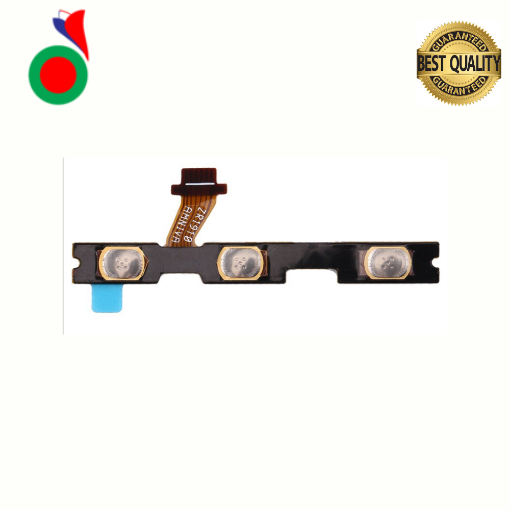 Power On Off Volume Up Down Button Mute key Switch Flex Cable Ribbon Power and Volume Nappe For Huawei Y5 2019 Y5 Pro 2019 Y5 Prime 2019