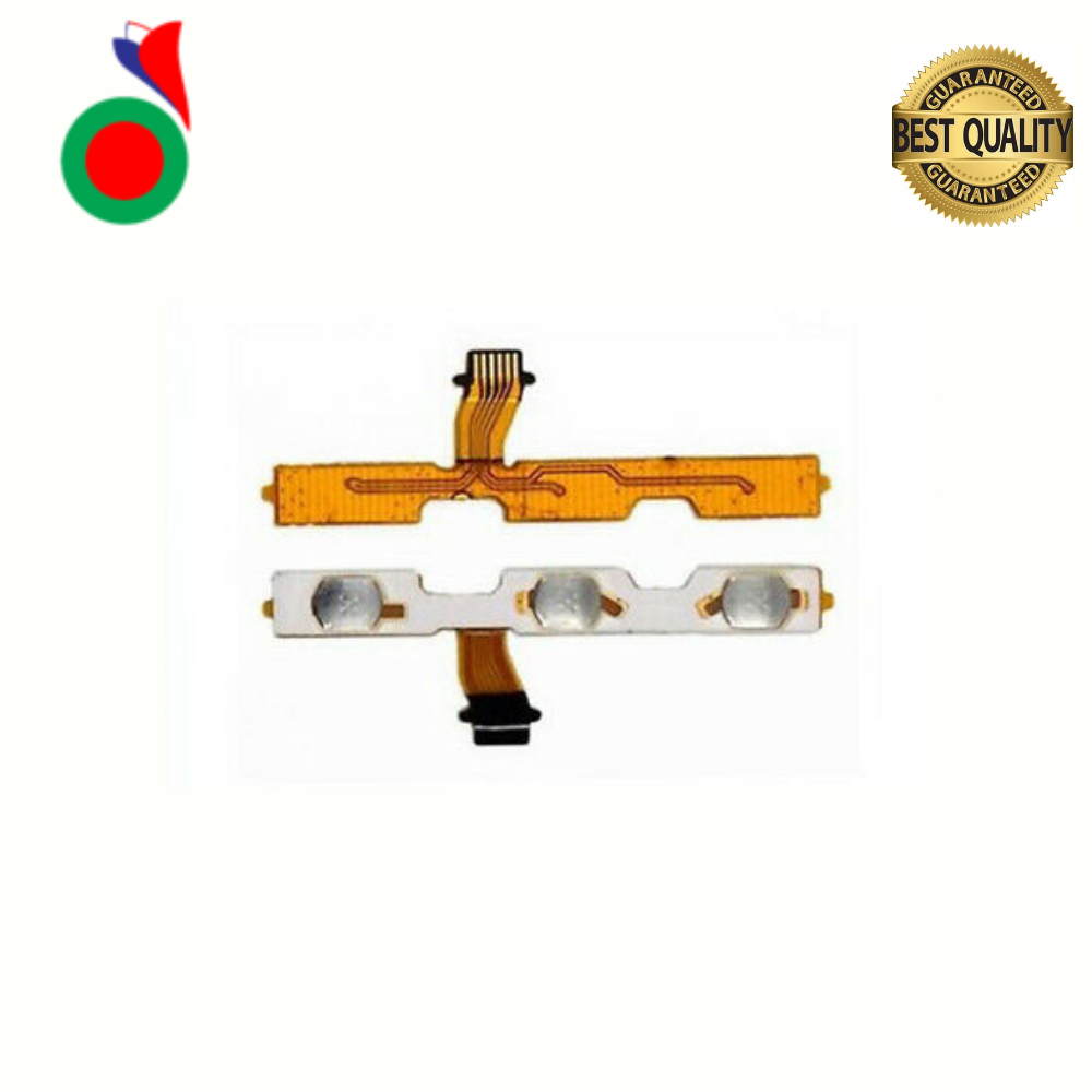Power On Off Volume Up Down Button Mute key Switch Flex Cable Ribbon Power and Volume Nappe For Huawei Y5P 2020