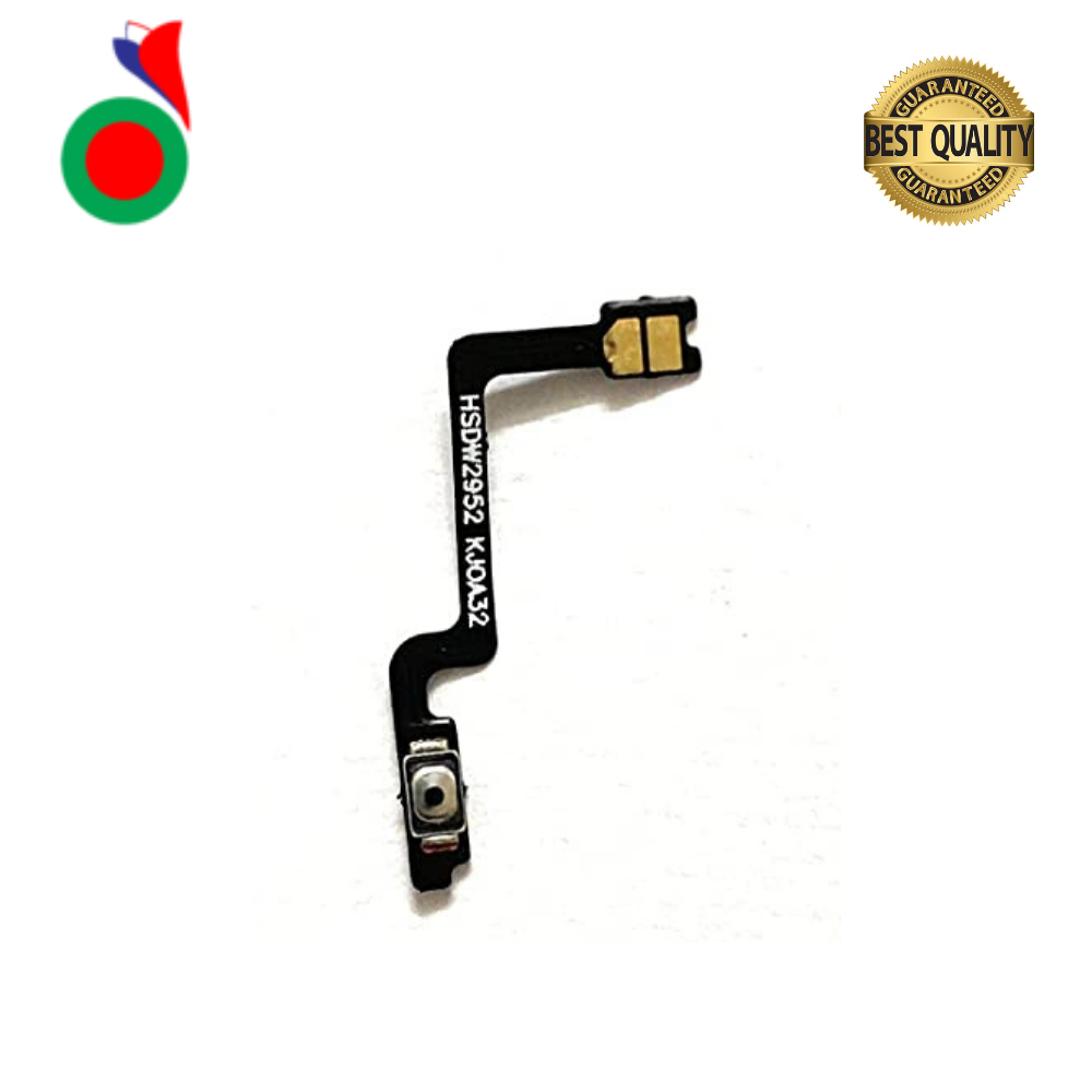 Power On Off Volume Up Down Button Mute key Switch Flex Cable Ribbon Power and Volume Nappe For OPPO A53S 2020 POWER FLEX