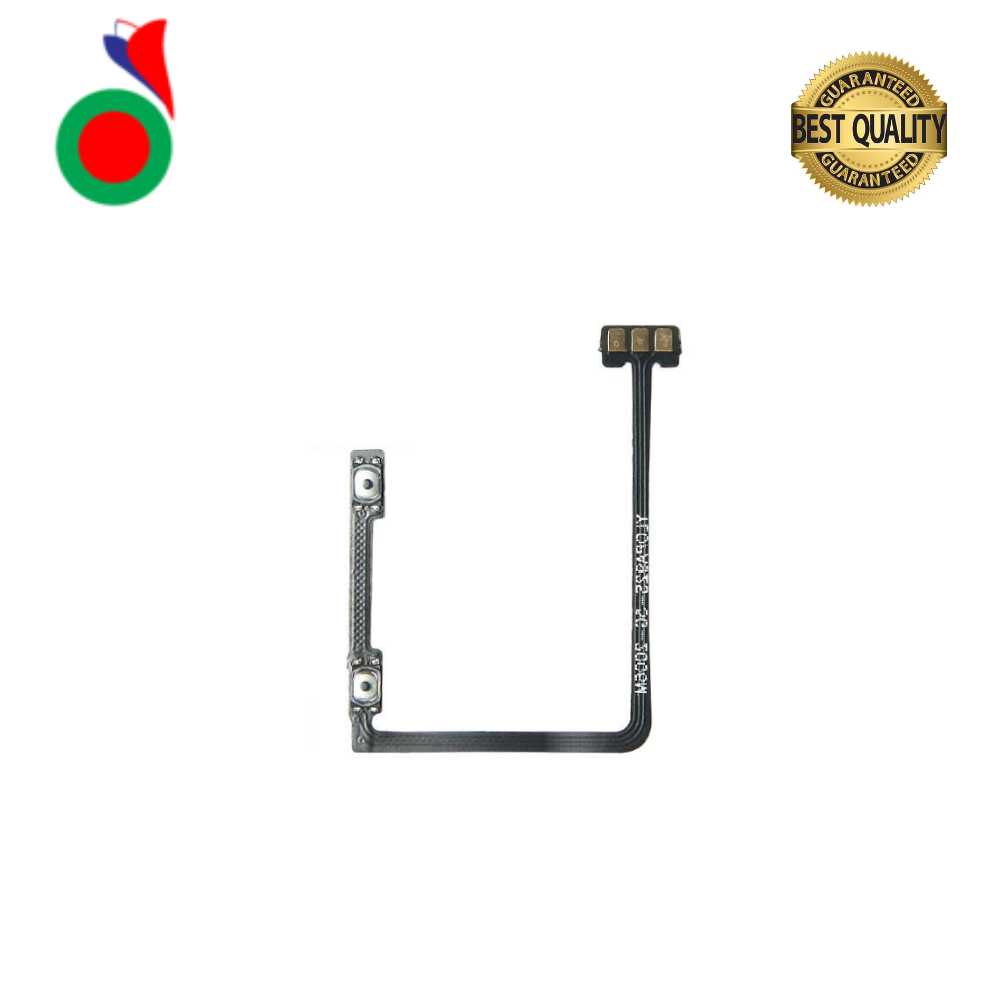 Power On Off Volume Up Down Button Mute key Switch Flex Cable Ribbon Power and Volume Nappe For OPPO RENO 4Z  Volume Flex